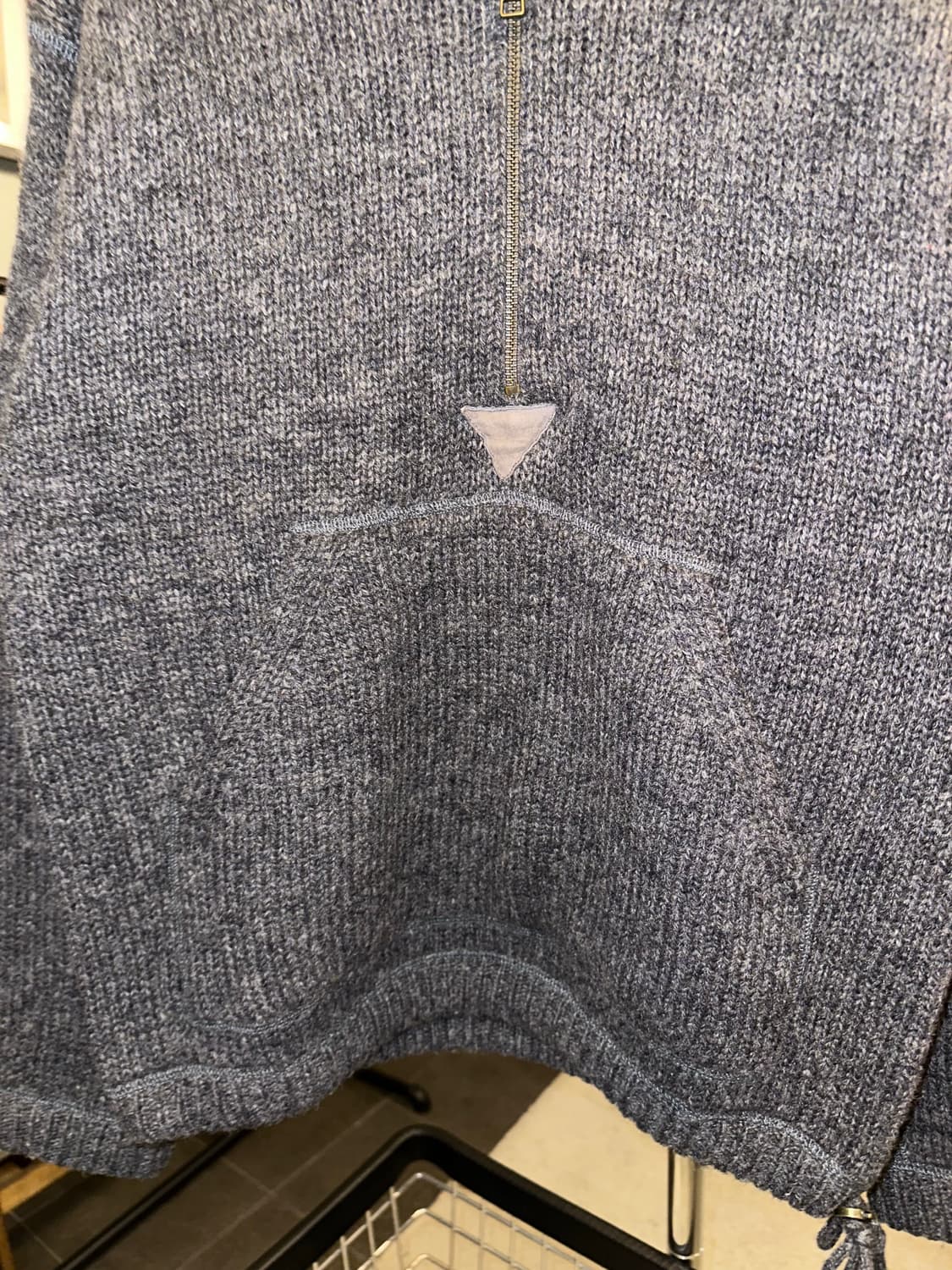 80’s LL Bean material knit half zip-up 상품이미지7