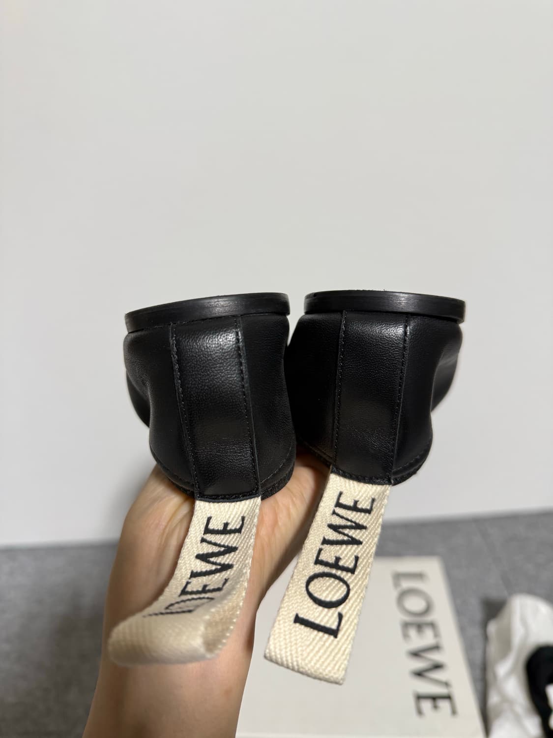 로에베 소프트 더비 슈즈 블랙 250 풀박스 상품이미지3