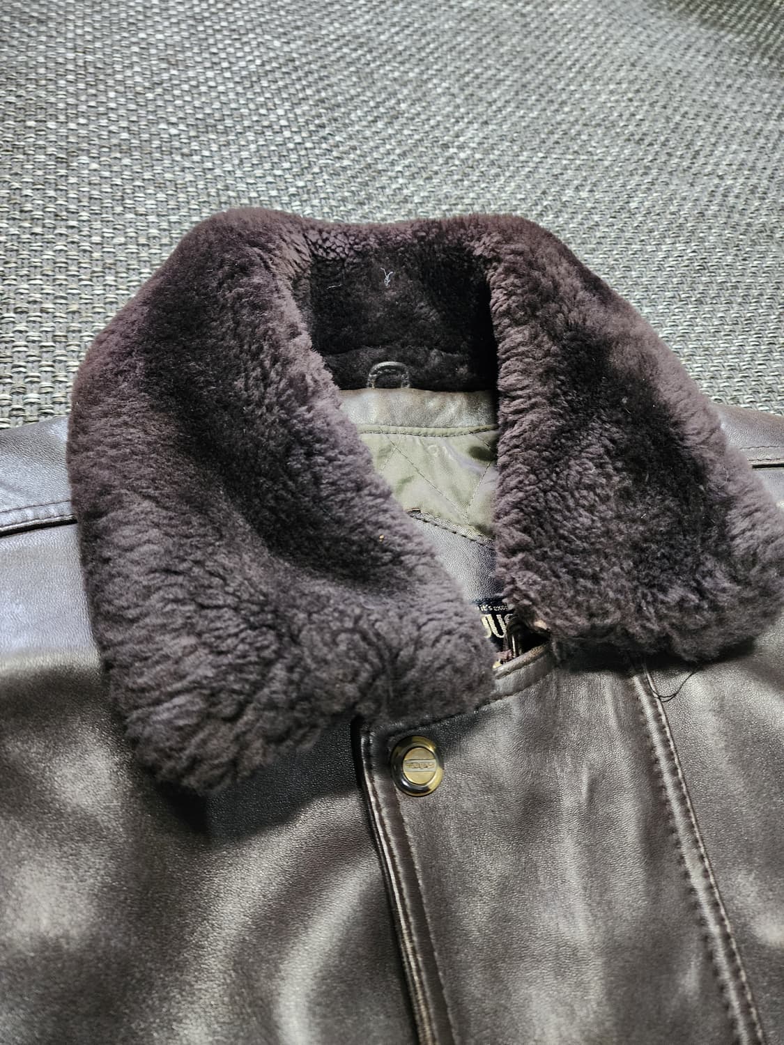 빈티지 브라운 양가죽 자켓 상품이미지4