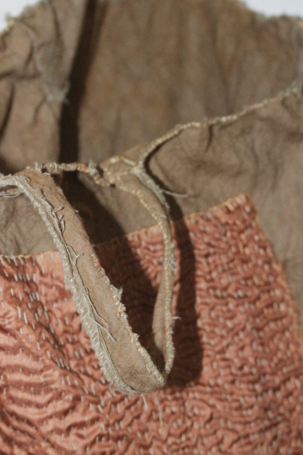 명주 손바느질 가방 상품이미지4