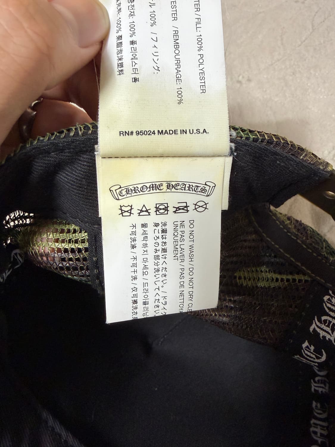 크롬하츠 트러커햇 카모 모자 상품이미지8