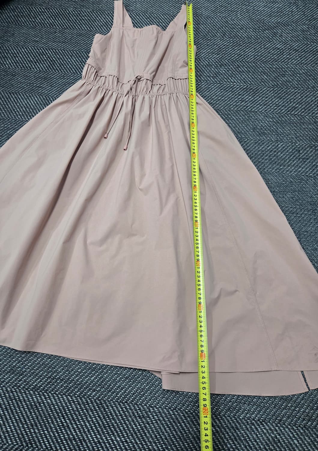 지컷 민소매 원피스 허리밴딩 원피스 상품이미지7