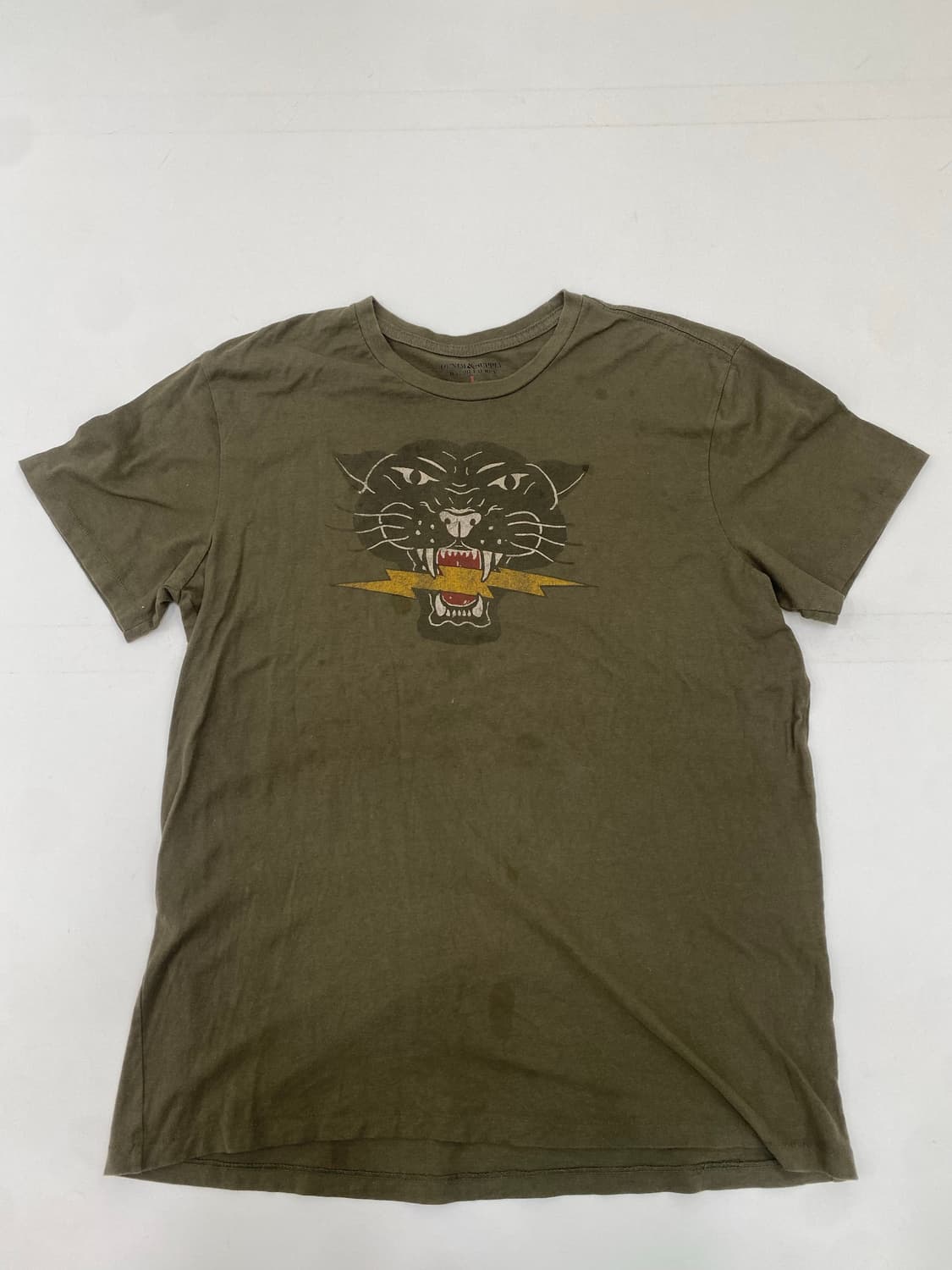 데님앤서플라이 카키 블랙팬서 반팔 티셔츠 L 상품이미지1