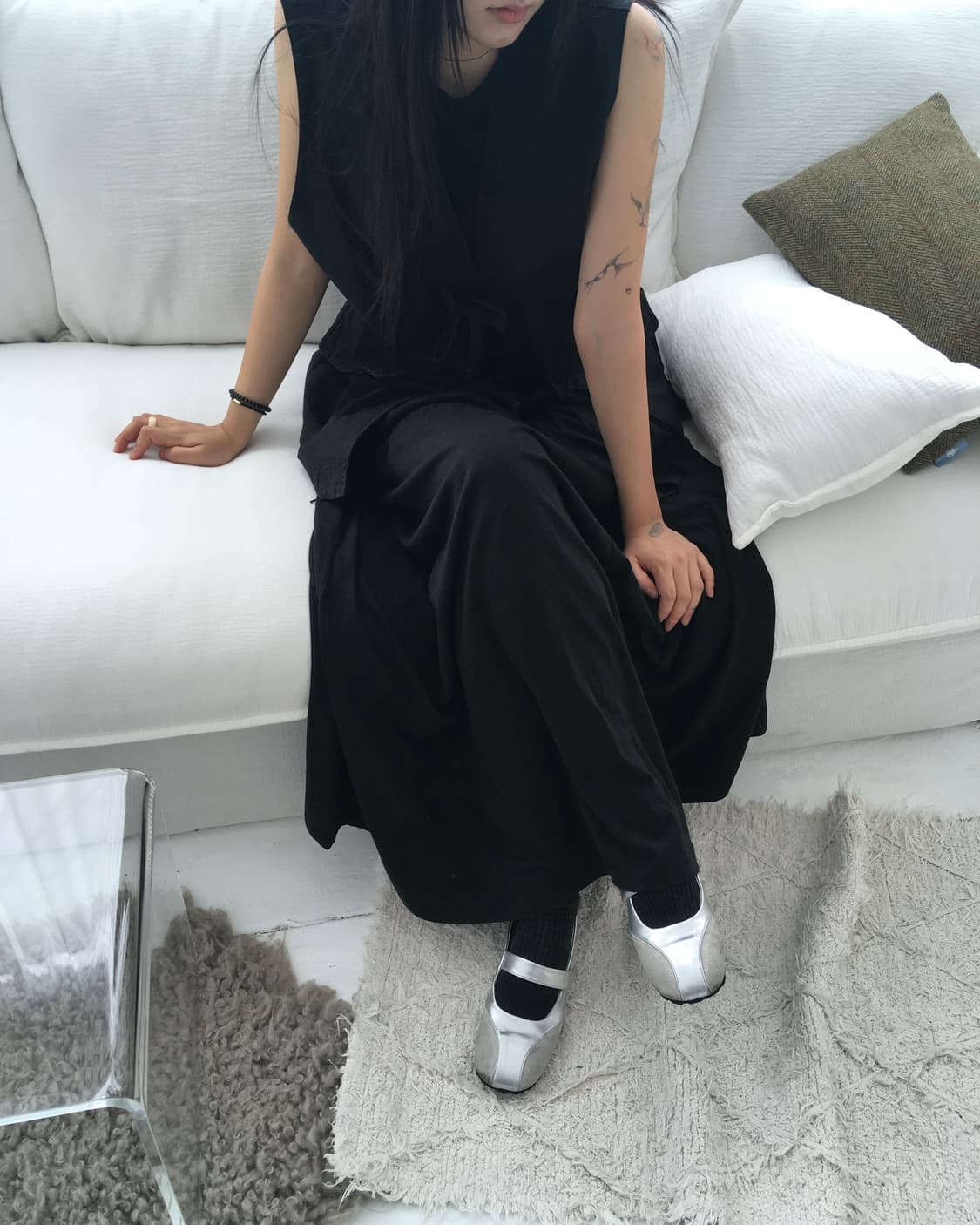 [niko and…] Black Cotton Vest 상품이미지7