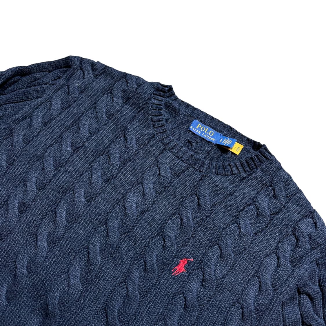 폴로 꽈배기 니트 상품이미지2