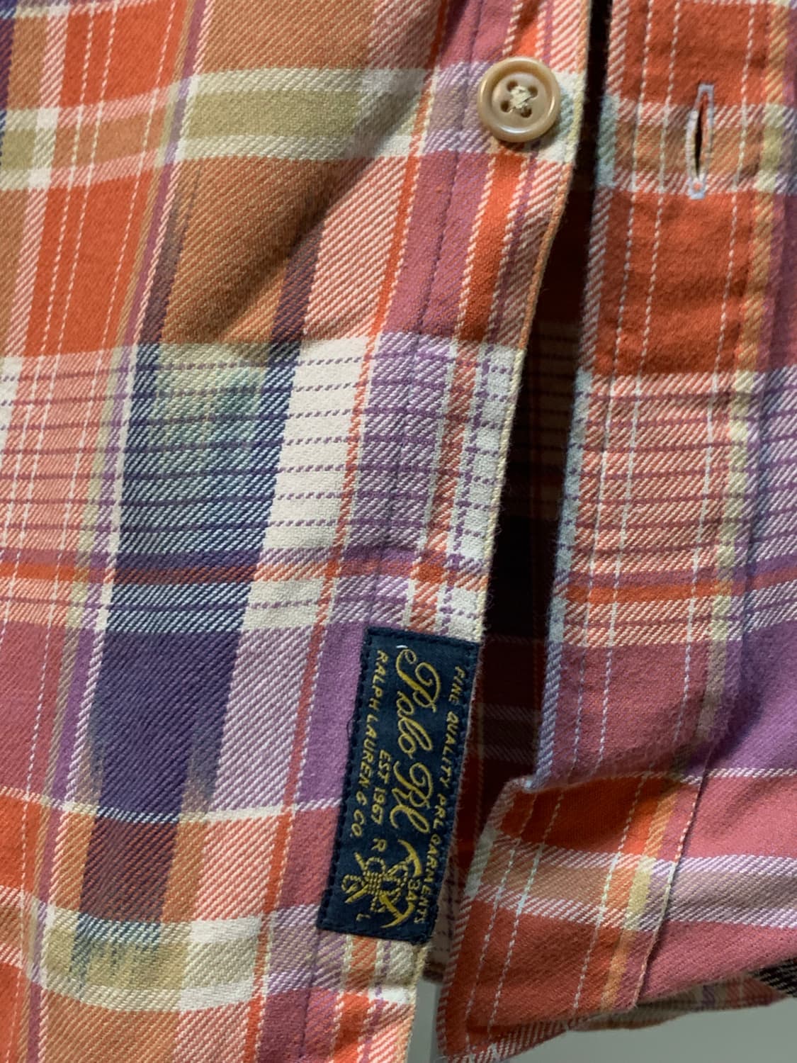 폴로 랄프로렌 체크셔츠 상품이미지3