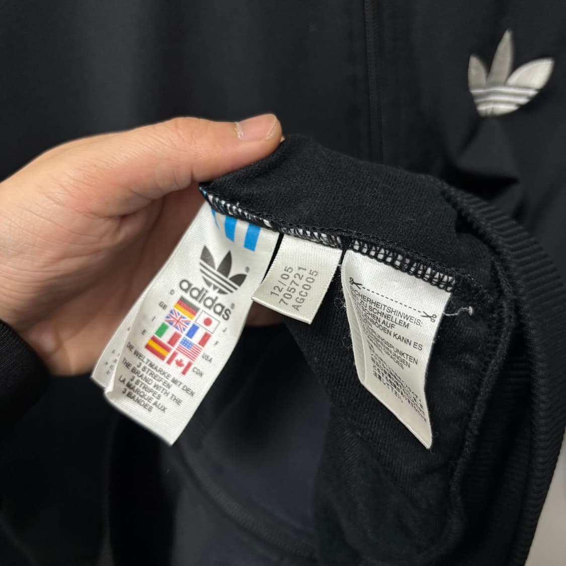 아디다스 블랙 파이어버드 져지 상품이미지4