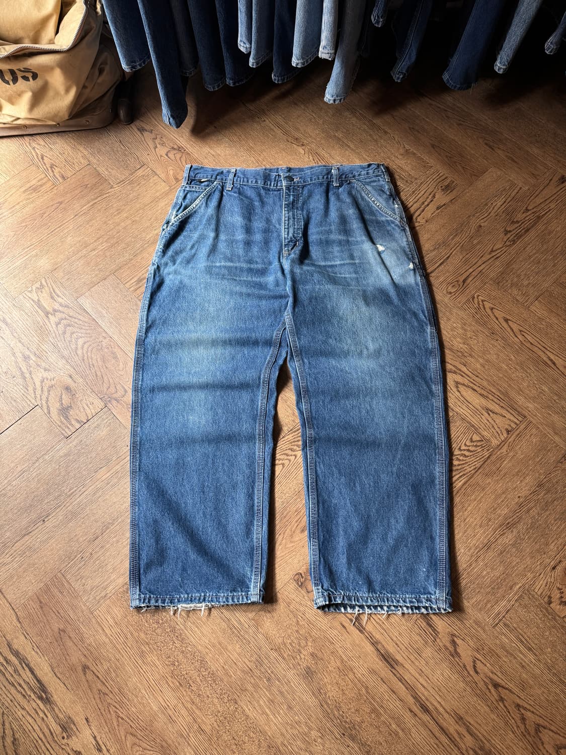 [40]칼하트FR 싱글니 카펜터 워크 데님 팬츠 상품이미지2