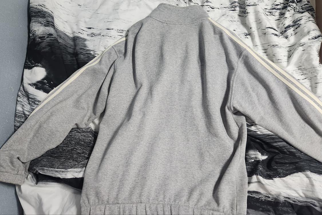 m 아디다스 스케이트보딩 져지 트랙탑 면 그레이 s 대장 상품이미지3