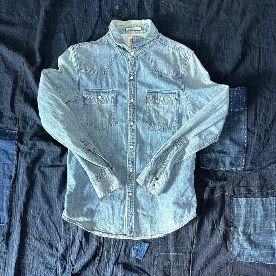 리바이스 데님 웨스턴 셔츠 S 상품이미지1