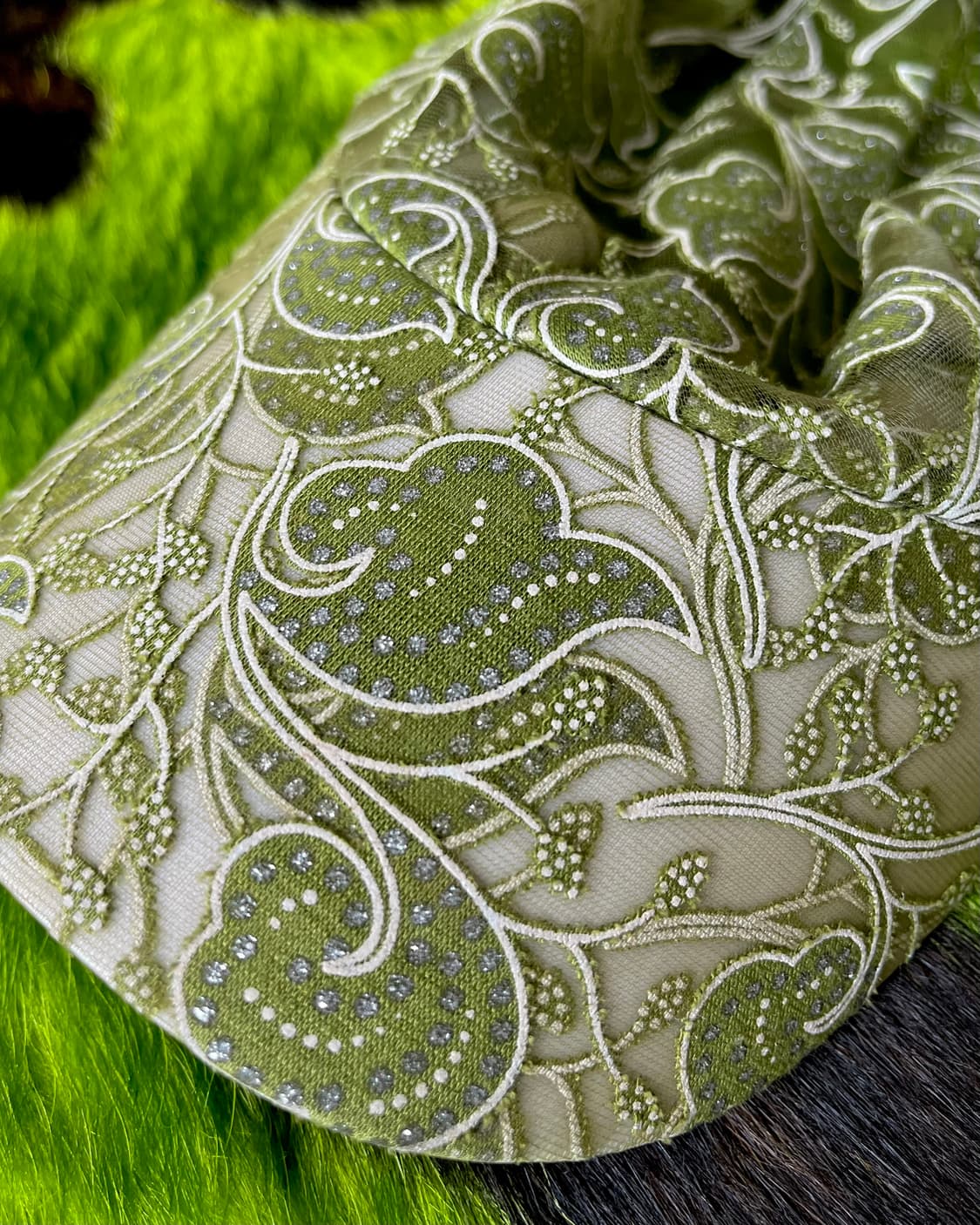 Indian Vintage Paisley Floral Durag Cap 상품이미지6