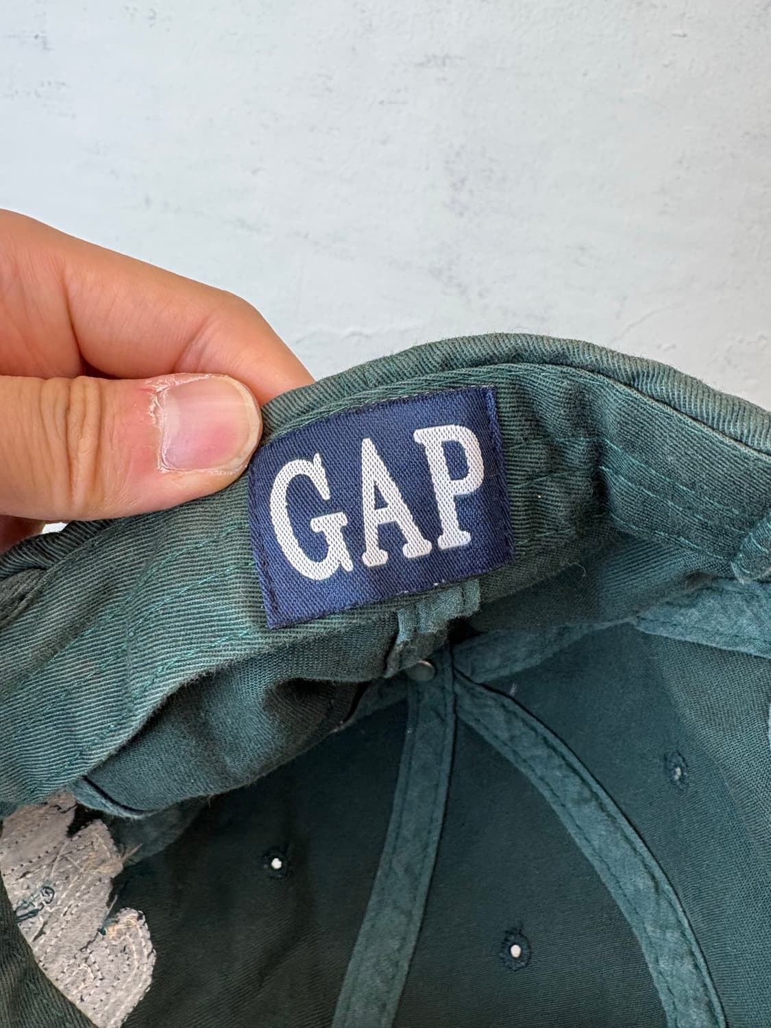 GAP 올드갭 그린 자수로고 볼캡 상품이미지6
