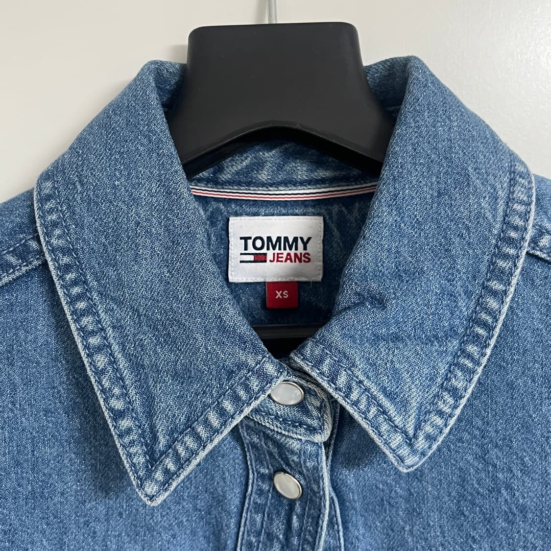 타미진스 크롭 데님셔츠 상품이미지2