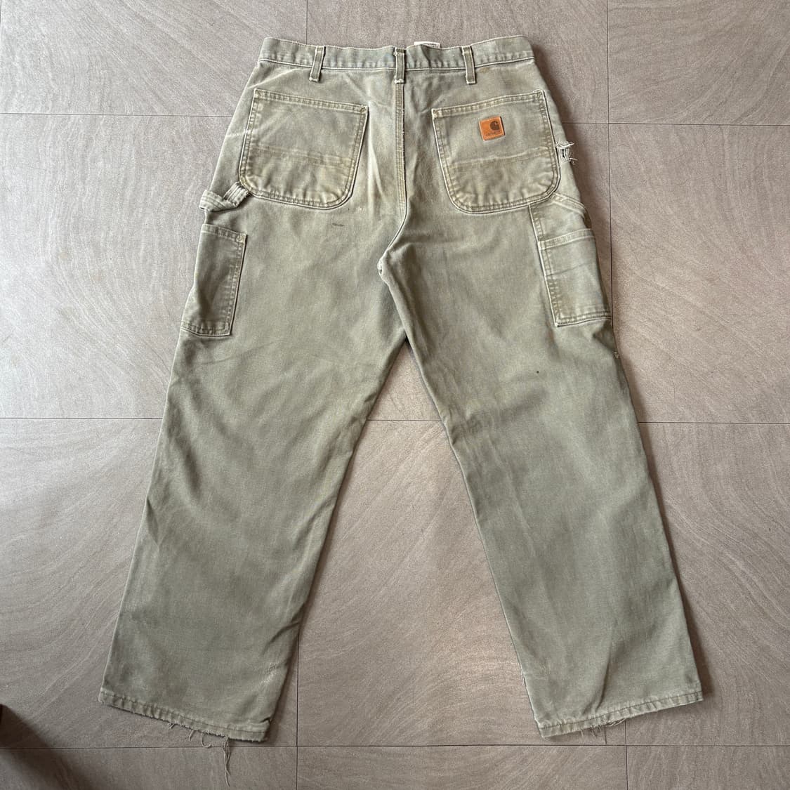 칼하트 정품 오리지널 모스 그린 카펜터 팬츠 상품이미지1
