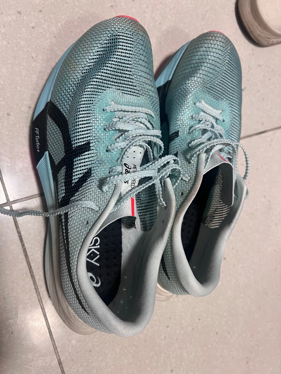 아식스 메타스피드 스카이 민트 265사이즈 상품이미지2