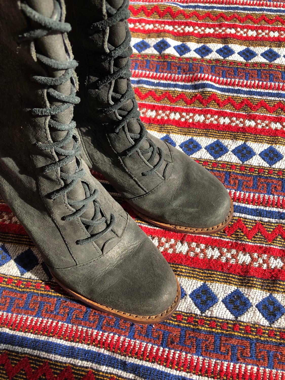 어그 블랙 레이스업 롱 부츠 230 상품이미지3