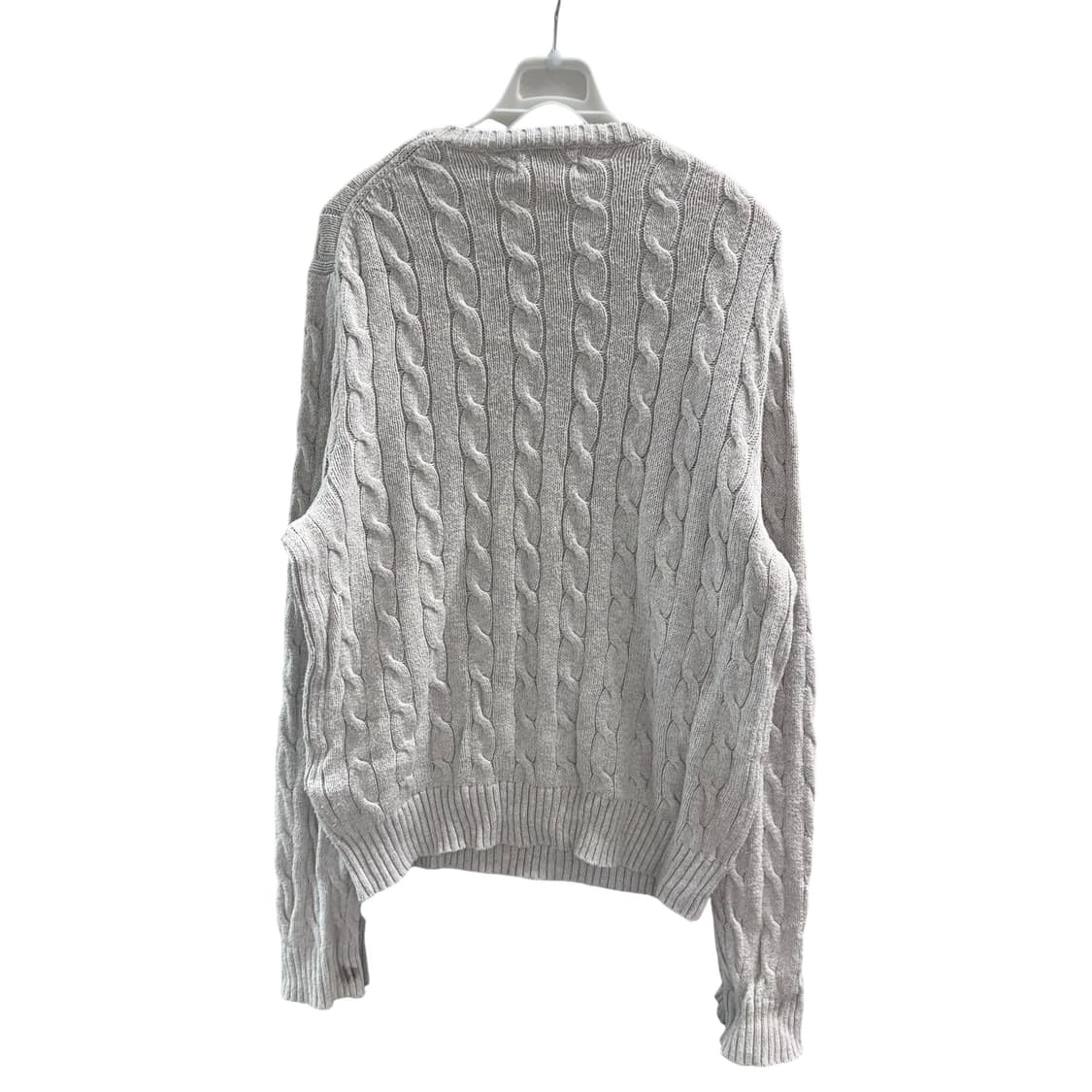 [M] 폴로 그레이 케이블 니트 상품이미지4