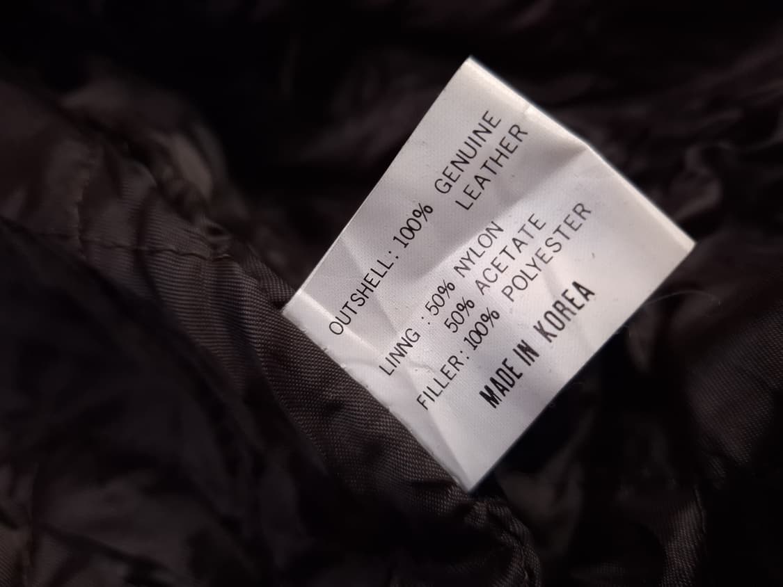 90's 국내산 일본판 빈티지 B-7 리얼레더 항공자켓 상품이미지3