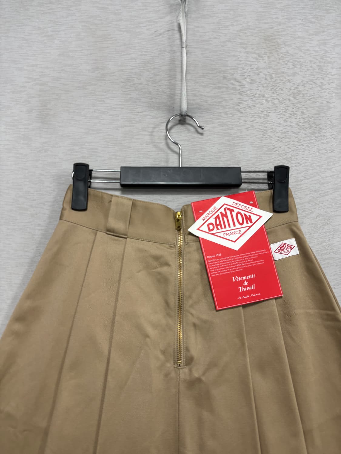 단톤 코튼 플리츠 롱스커트 상품이미지5