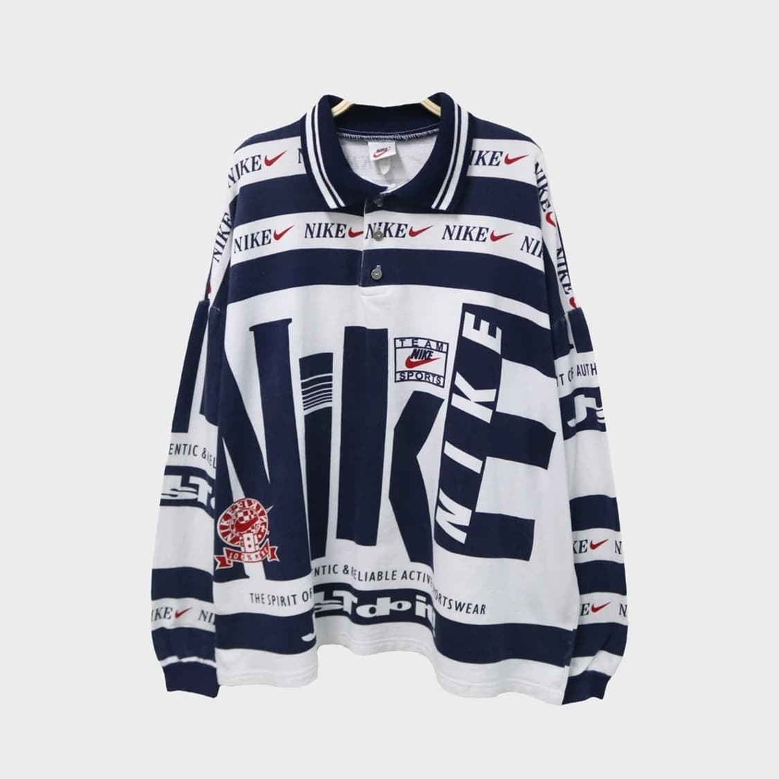 90's Nike X CPFM 럭비티셔츠 상품이미지1