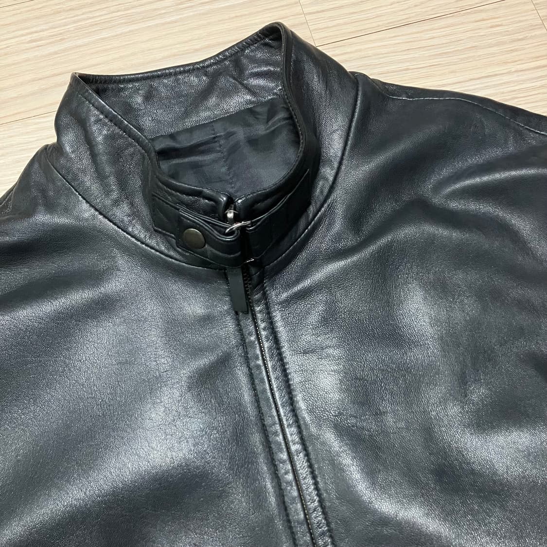 [솔리드옴므] 우영미 이태리 램스킨 양가죽 자켓 블랙 상품이미지3