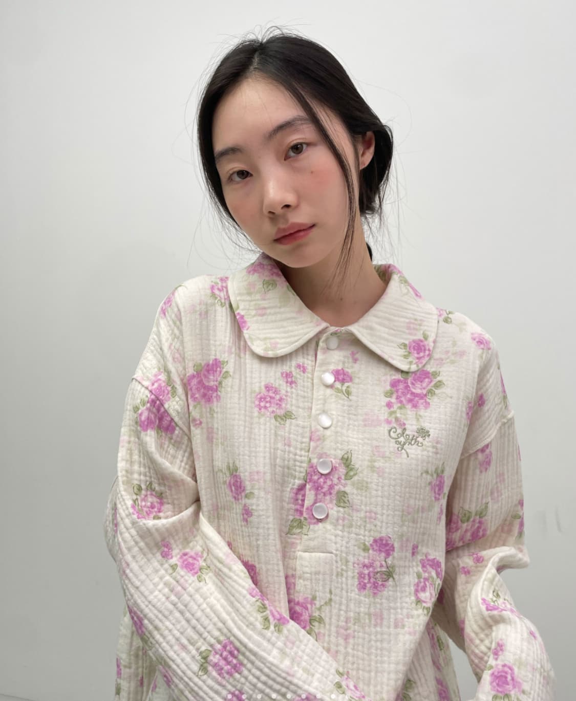 콜로신스 TULIP COLLAR OVERSIZED SHIRTS  상품이미지1