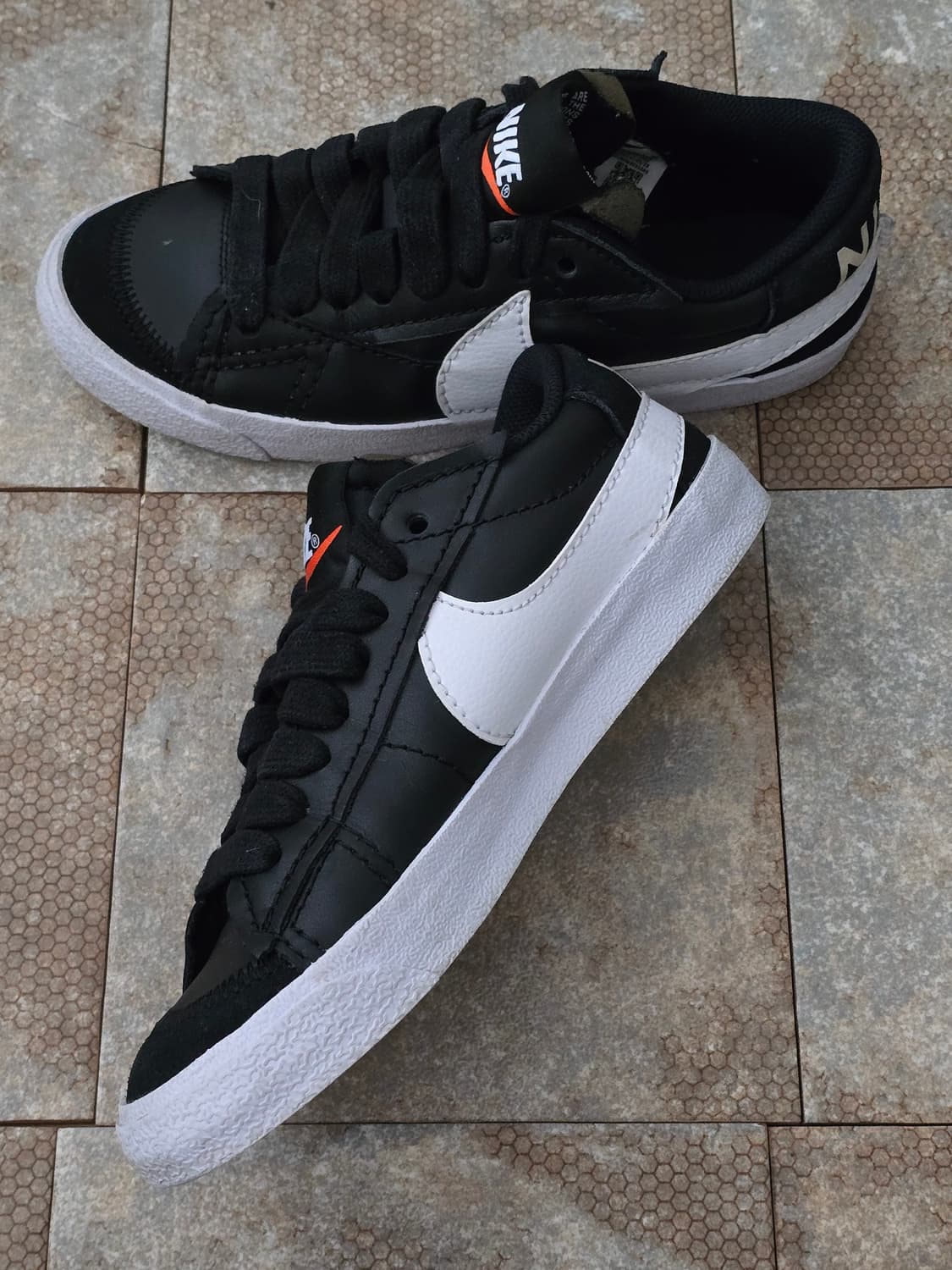 (250)나이키 블레이저 로우 77 점보 블랙 상품이미지6