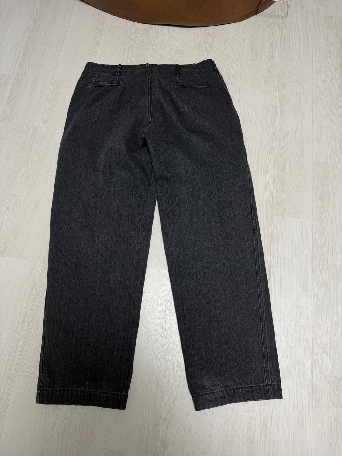 나나미카 와이드 데님 팬츠 그레이 상품이미지2