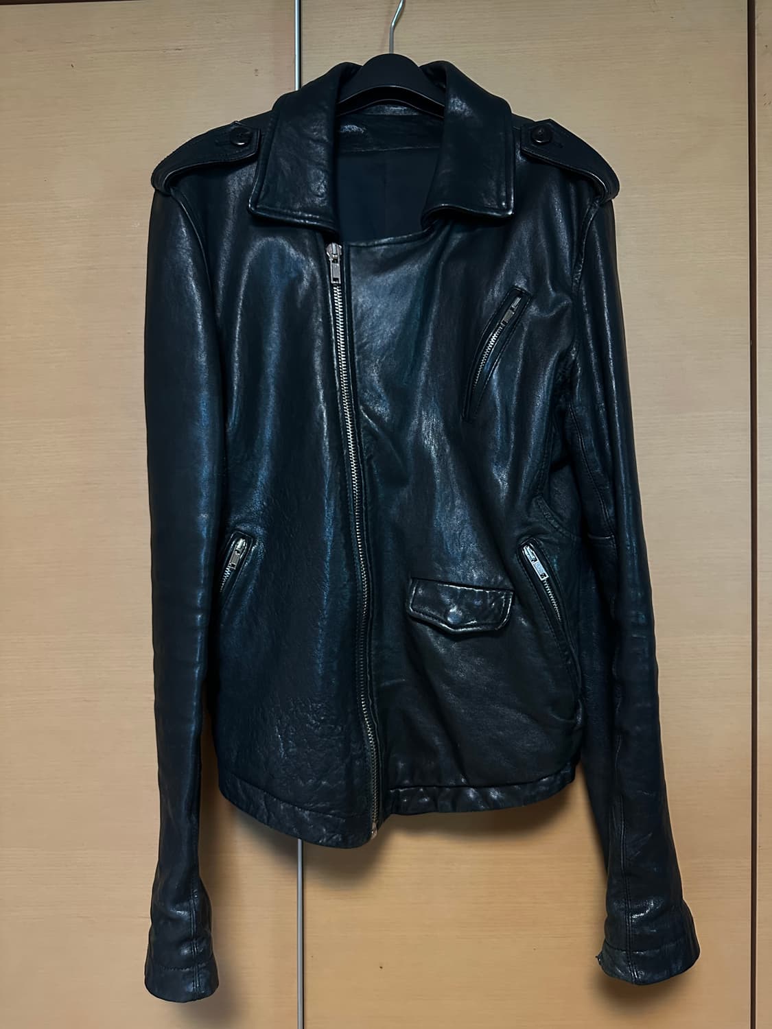 릭오웬스 레더자켓 상품이미지1