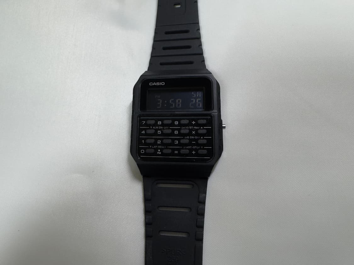 카시오(CASIO) 데이터뱅크 CA-53W 계산기 워치 상품이미지2