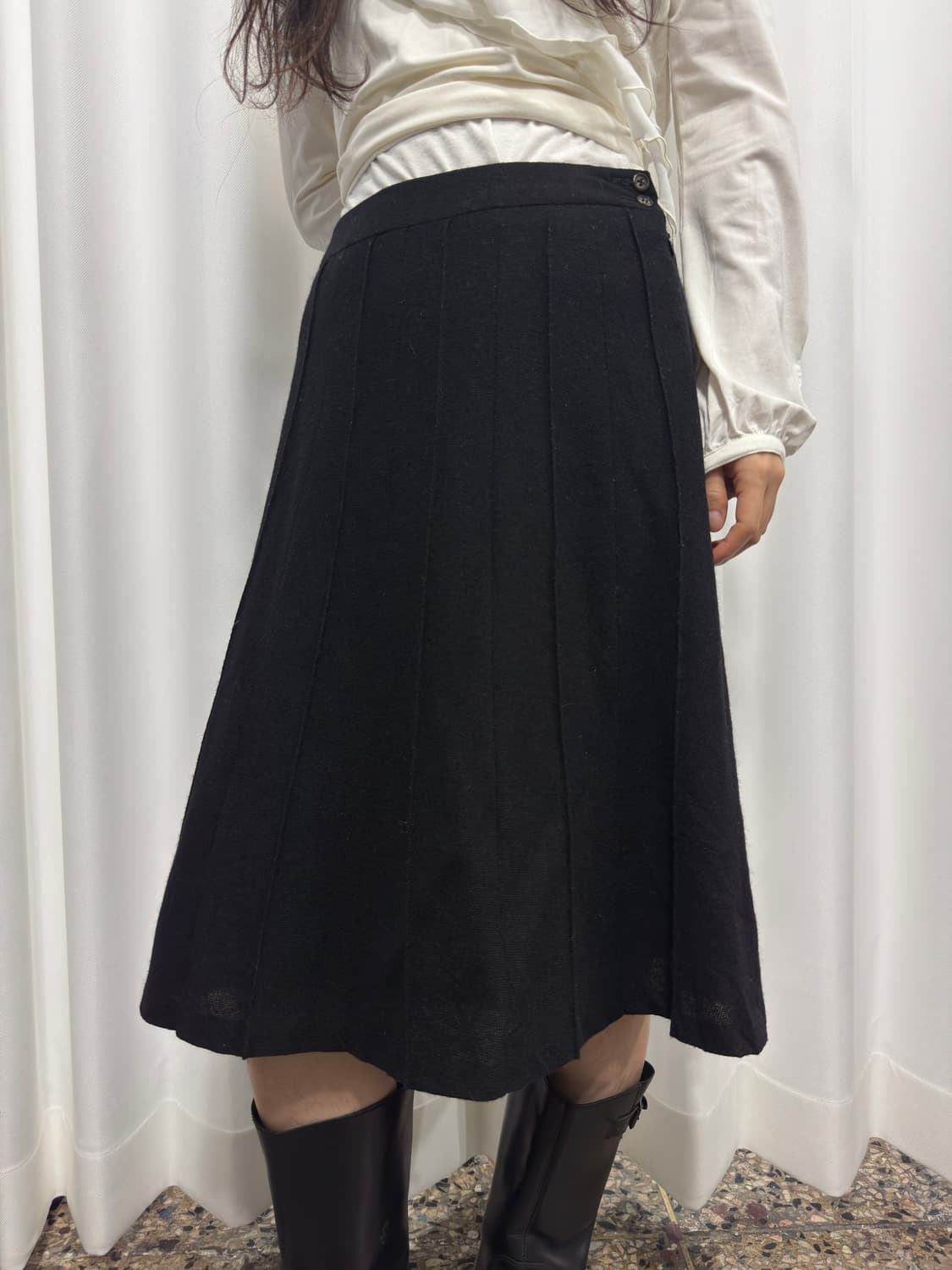 wool midi skirt 상품이미지2