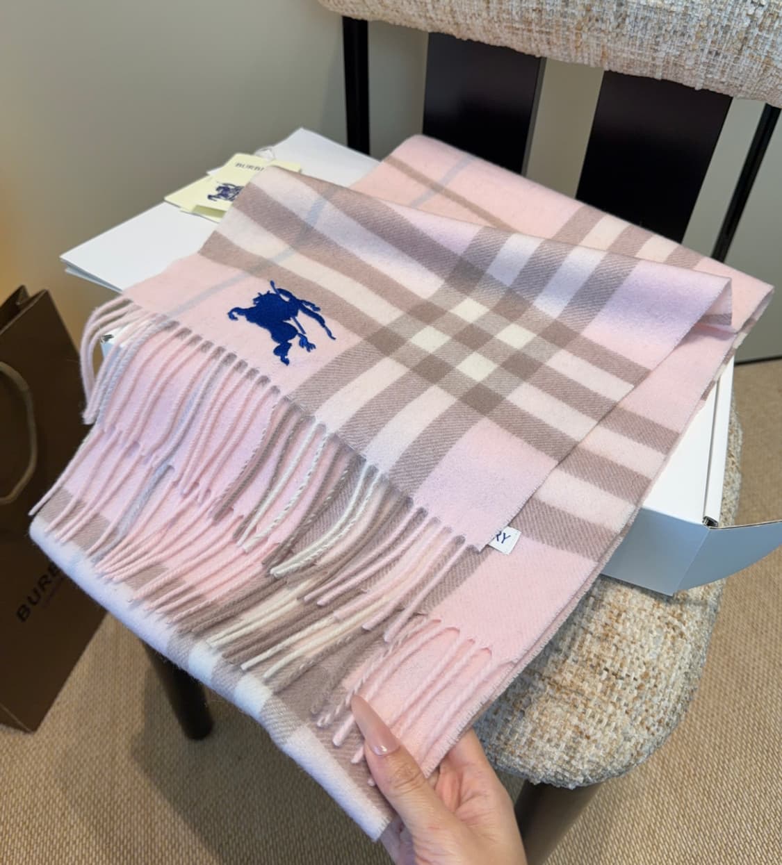 버버리 리버서블 스카프 100% 램스울
 상품이미지3