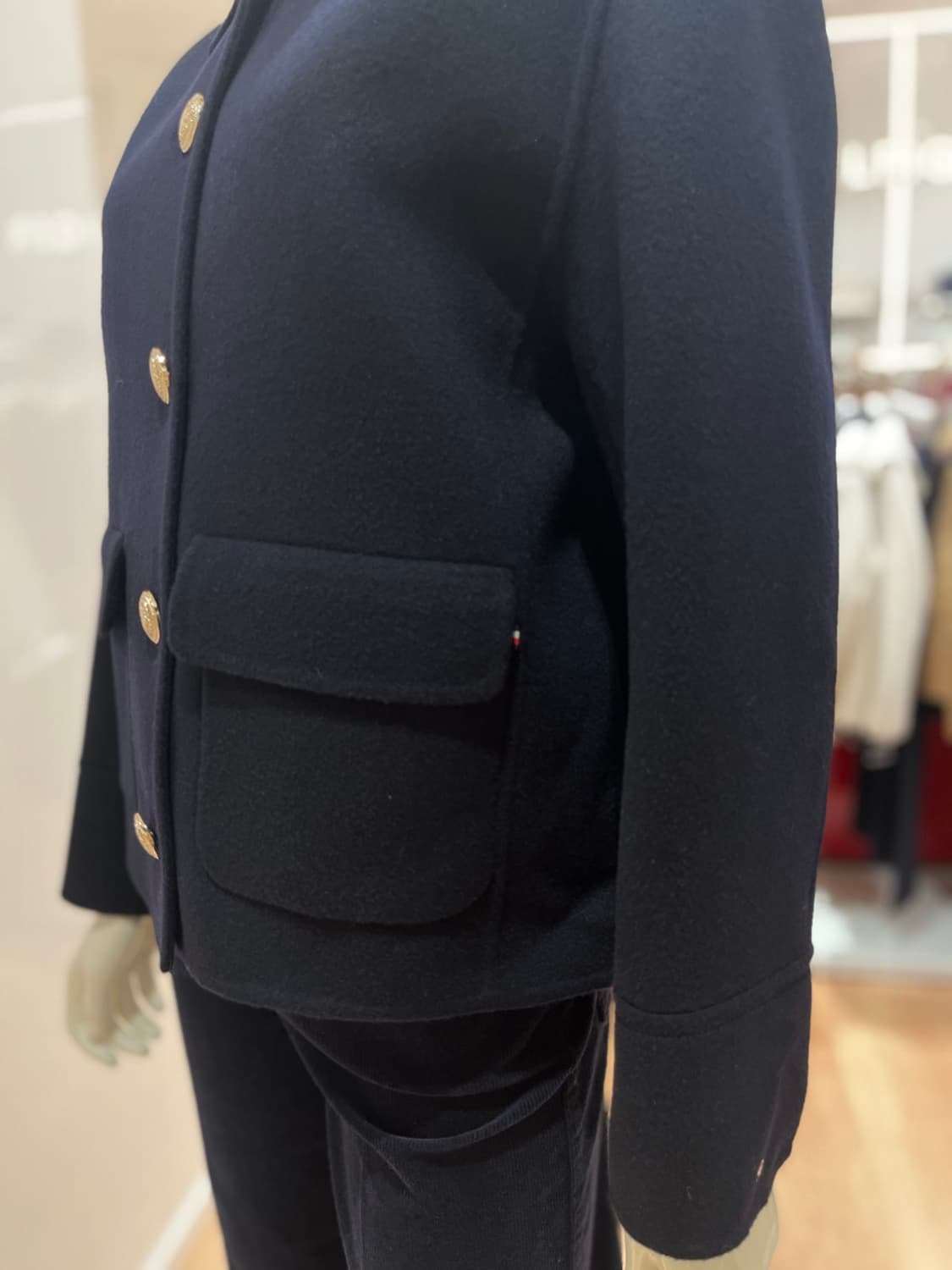 타미힐피거 네이비 울 자켓 상품이미지5