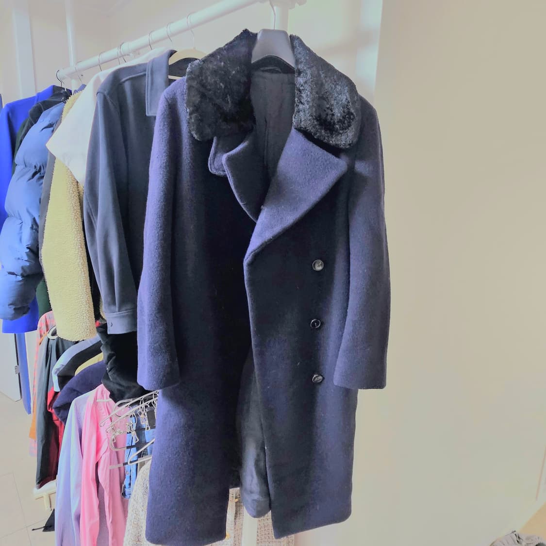 아크네 스튜디오 퍼 칼라 코트 34size 상품이미지1