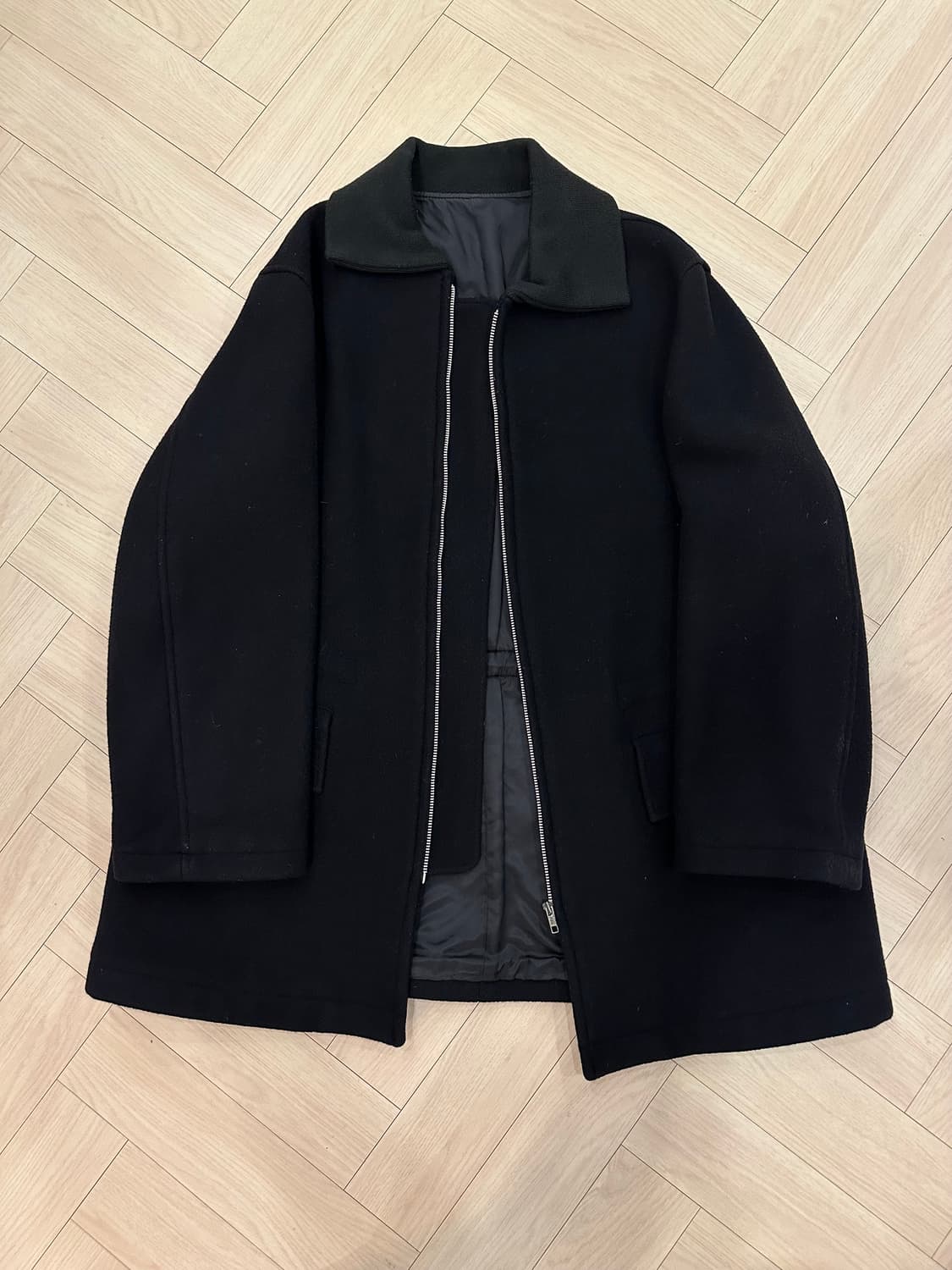 Y's for men 와이즈 지퍼 디테일 코트 상품이미지2