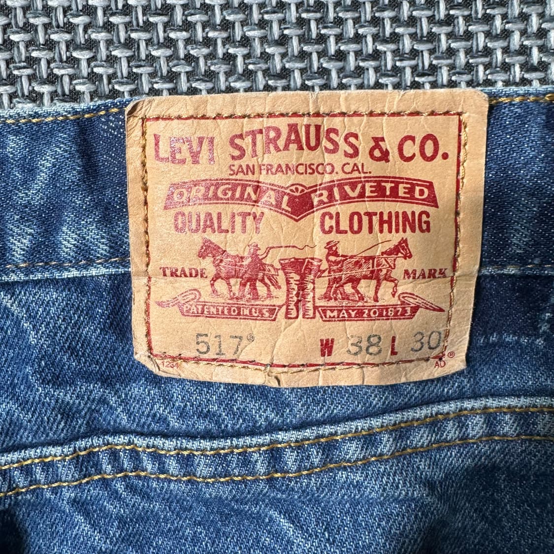 리바이스 517 데님팬츠 ( 30/OLD-8267 ) 상품이미지8
