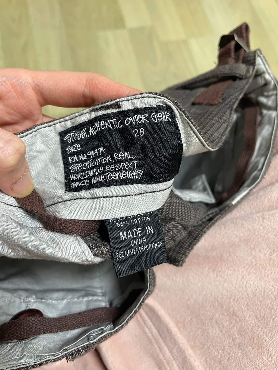 스투시 빈티지 카고 바지 상품이미지2