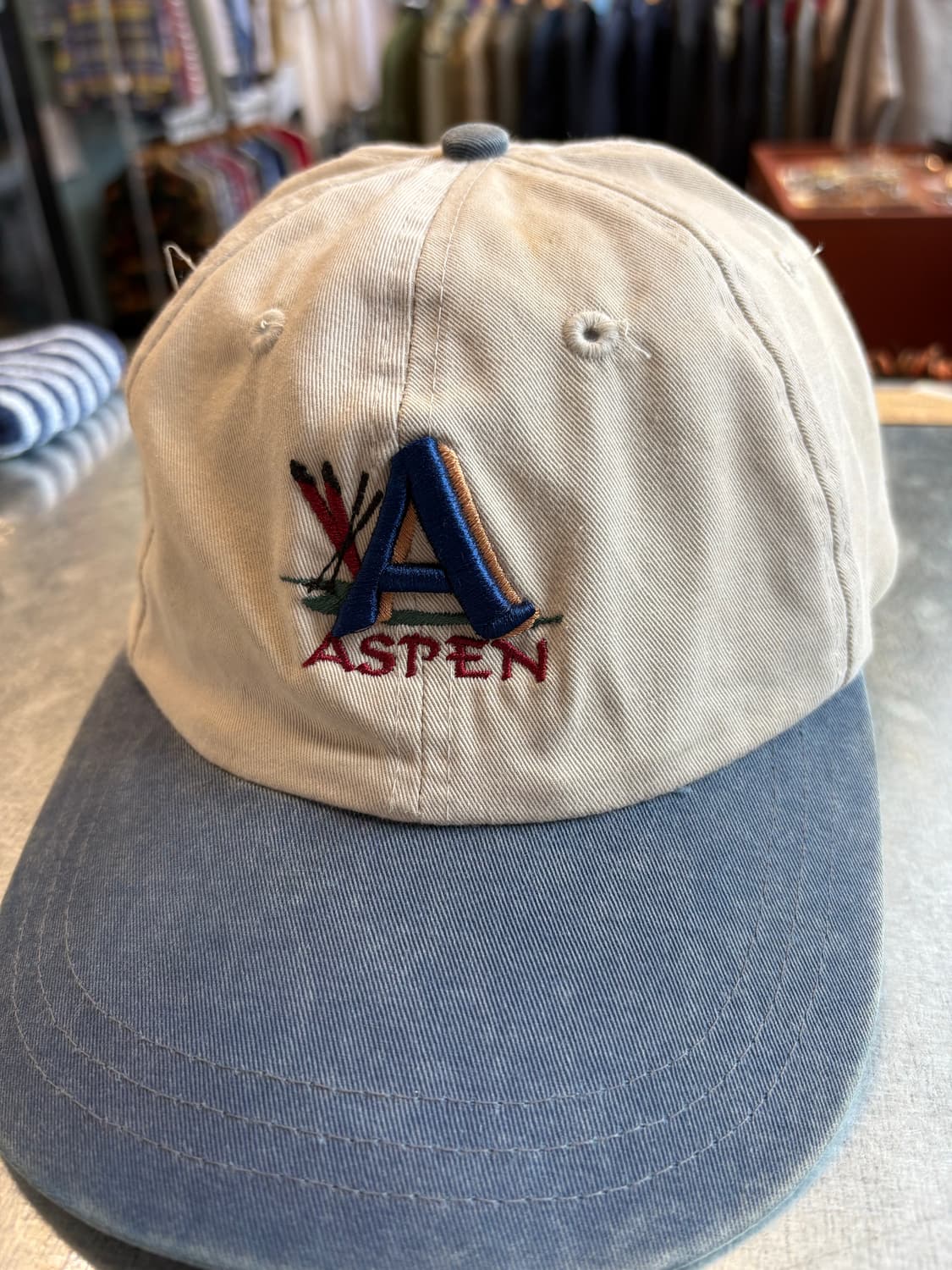 90s ASPEN 아스펜 워싱 빈티지 볼캡 상품이미지2