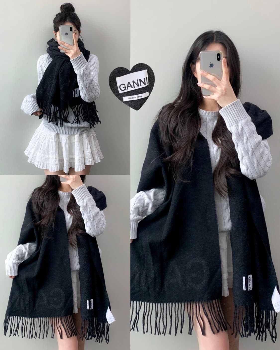 GANNI 가니 머플러 상품이미지1