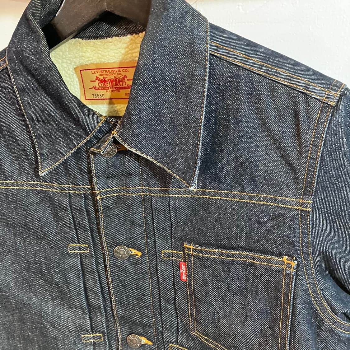 리바이스 생지 셰르파 데님자켓 상품이미지4