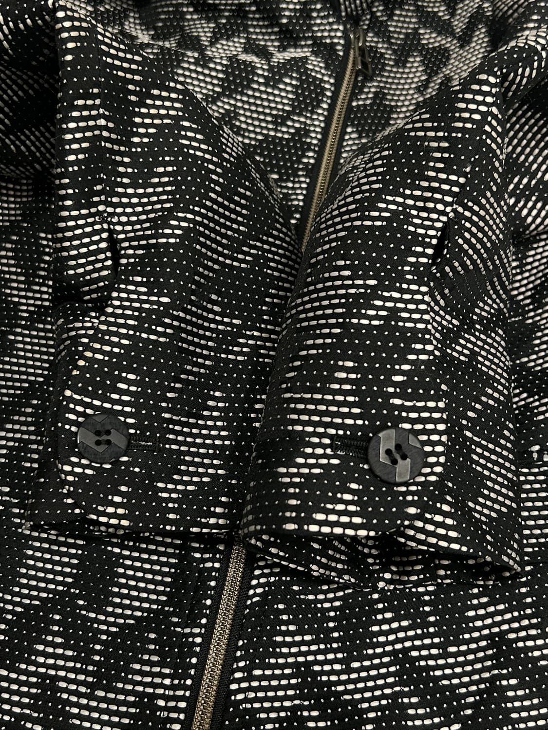 이세이미야케 자카드 패턴 집업 코트 55사이즈 상품이미지10