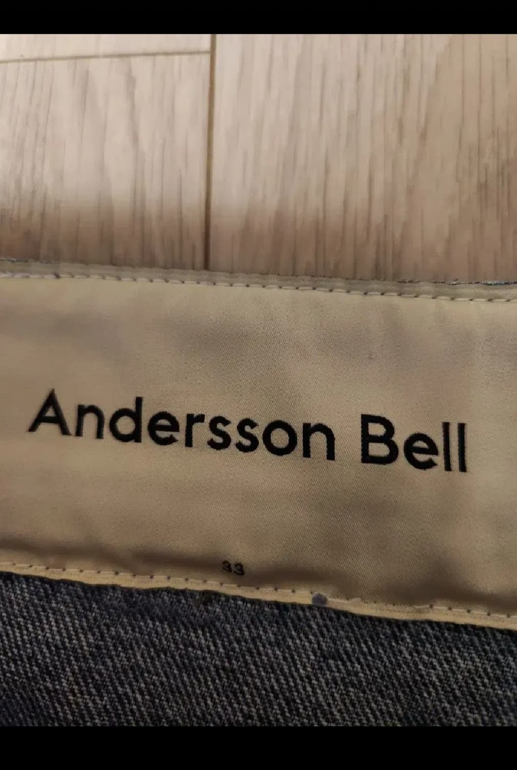 앤더슨벨  시에나 패널 와이드 레그진  33 상품이미지8