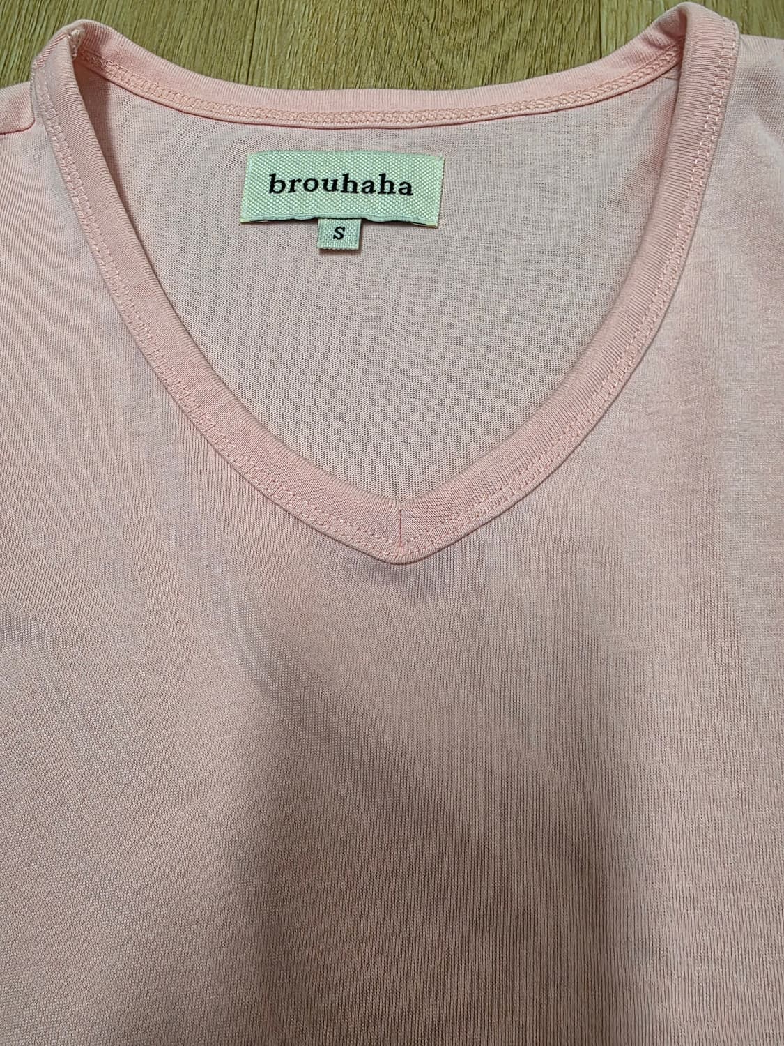 brouhaha 부루하하 여성 V넥 반팔티 S 상품이미지2