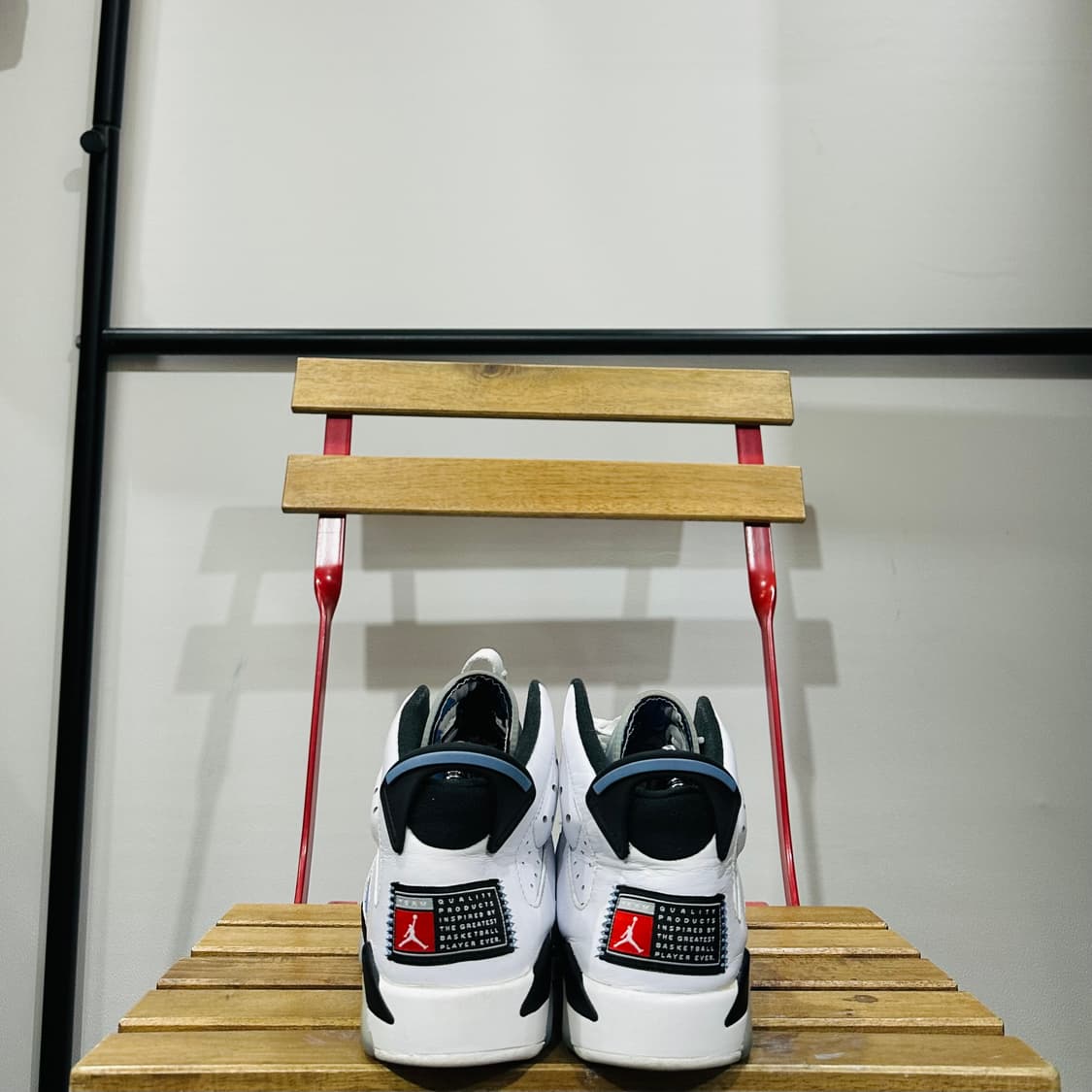 245) 나이키 운동화 여성 여자 에어 조던 6  유니버시티 블루 상품이미지4