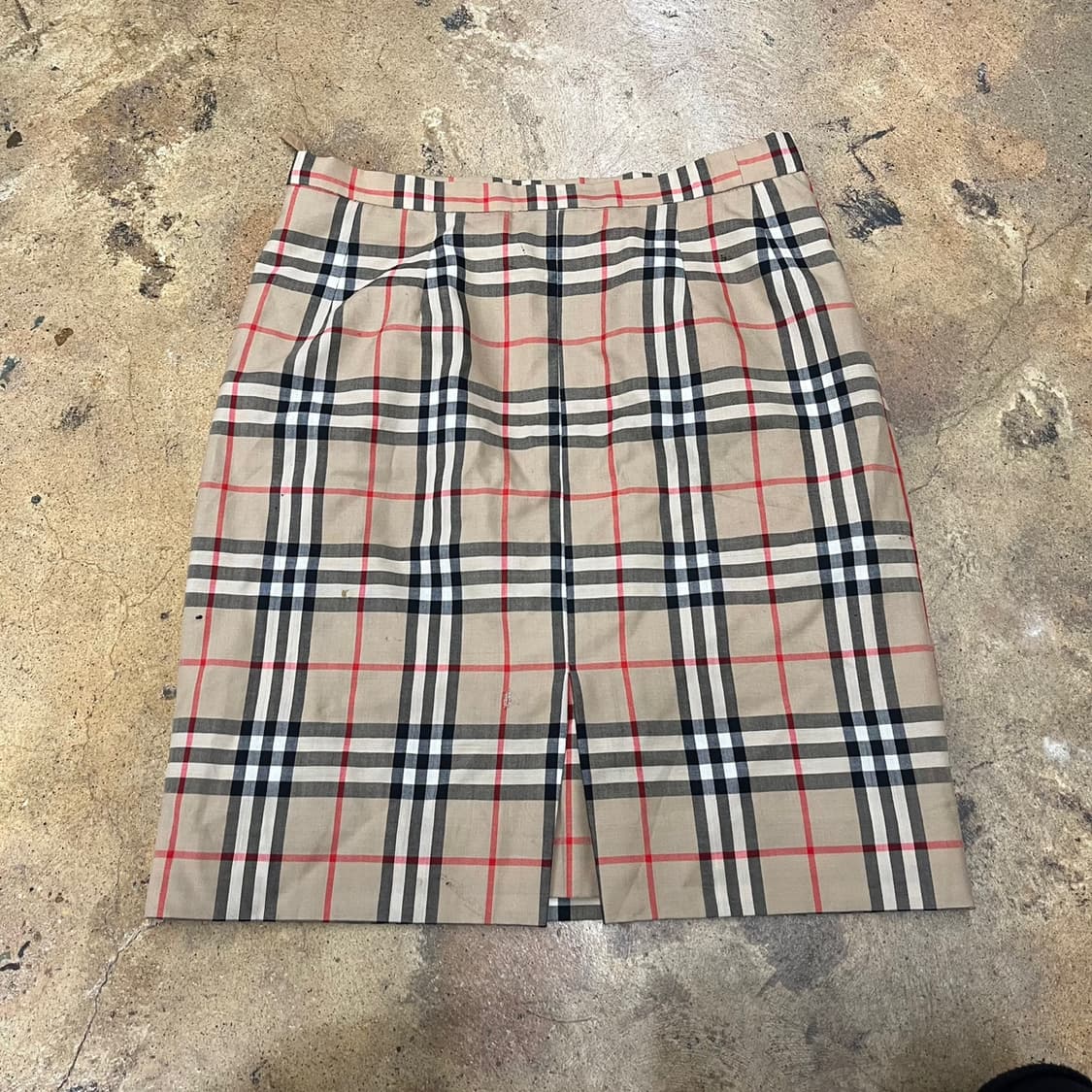 [정품] 버버리 체크 패턴 스커트 상품이미지3