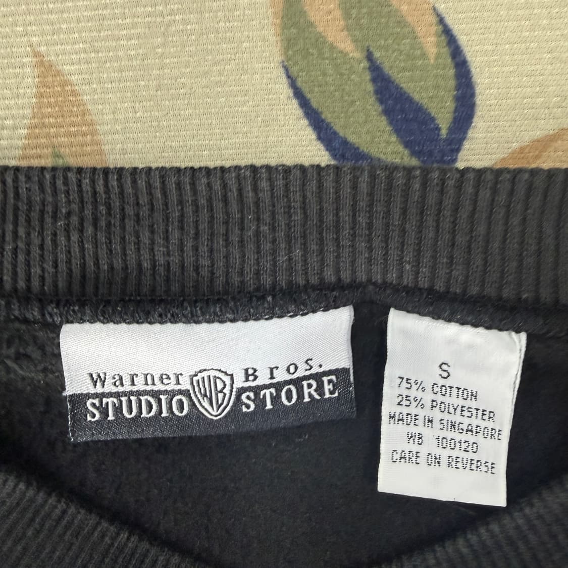 (M)90s 루니툰즈 Looney tunes 테즈 맨투맨(블랙) 상품이미지2