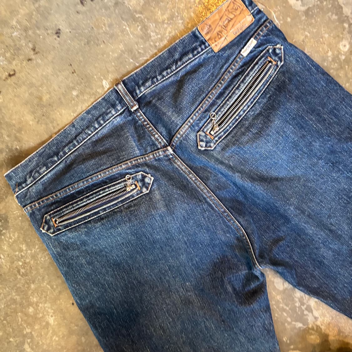 일본 트로피칼 헬 바이 코어바이터 셀비지 데님 팬츠 상품이미지9