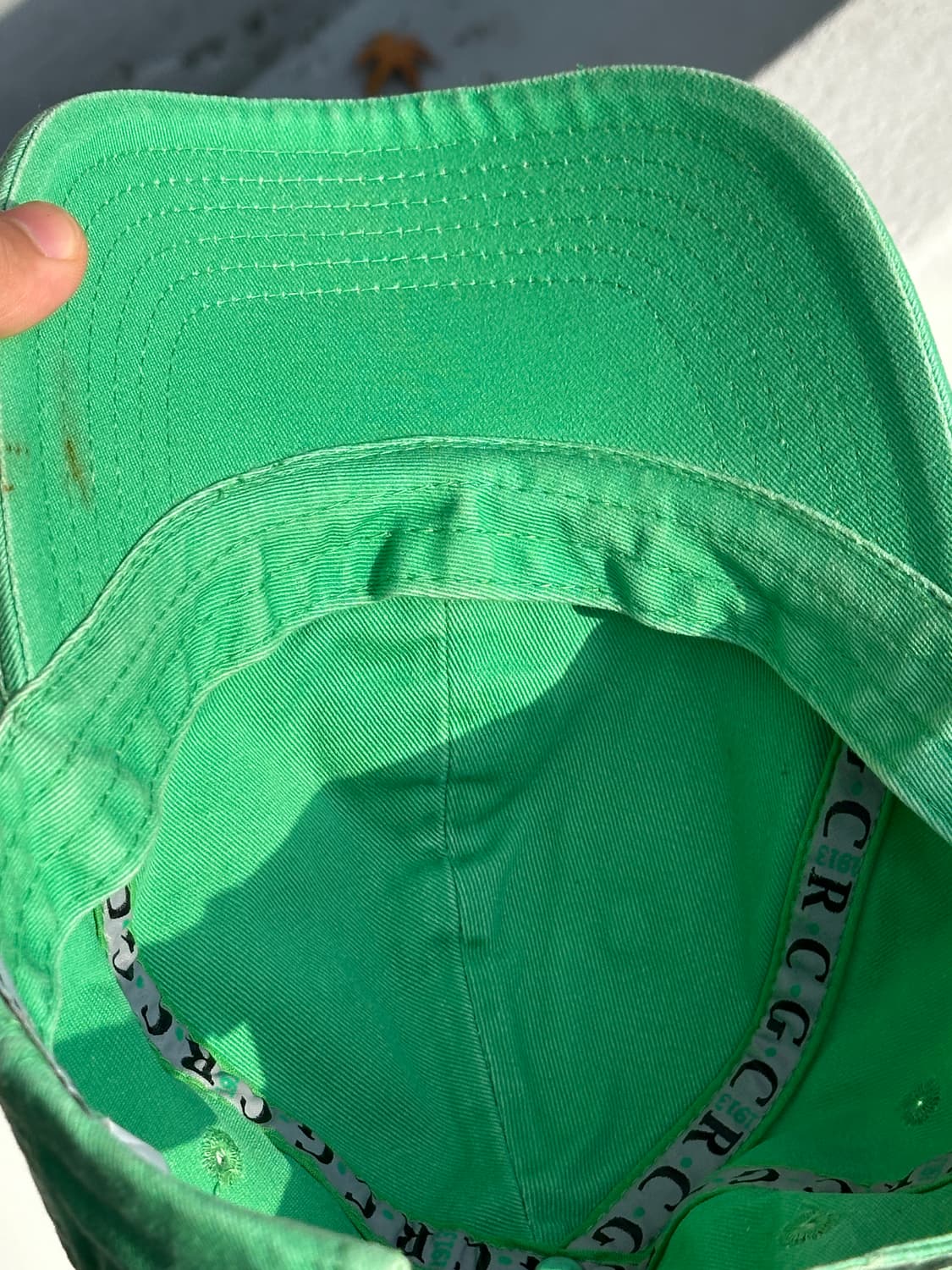 [F] 로열 콜우드 로고 그린톤 볼캡 모자 상품이미지7