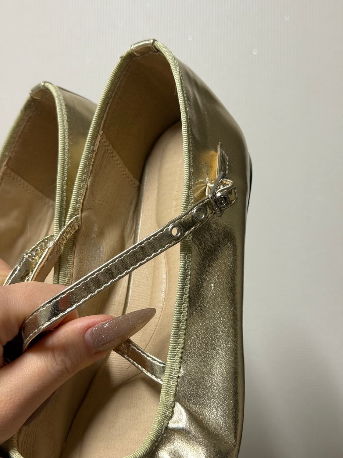 슈펜 발레리나 슈즈 골드 240 상품이미지8