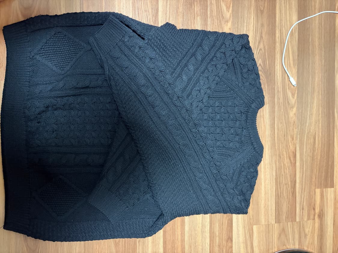 나이키 케이블 니트 블랙 L 상품이미지2